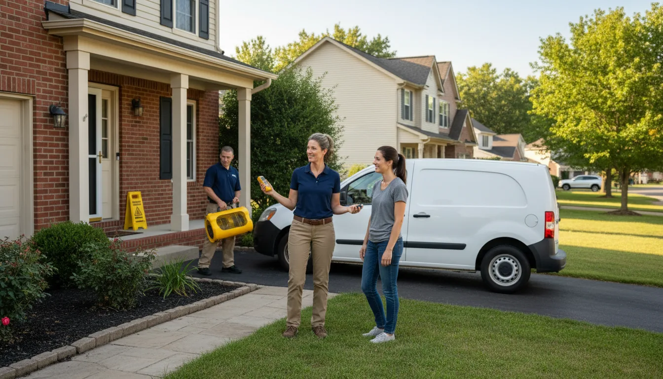 Water restoration image for Water Damage & Restoration Services in Sims, AR